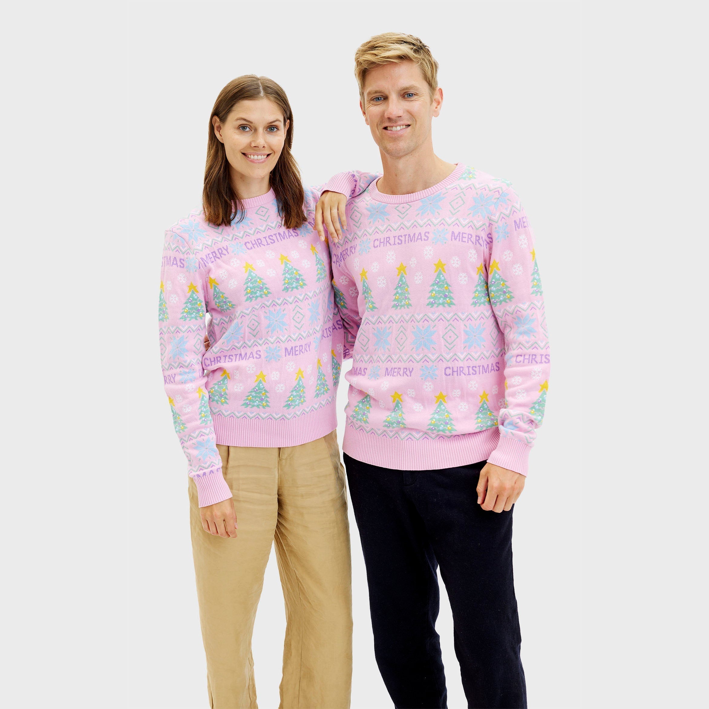 The Pink Christmas Sweater β Women